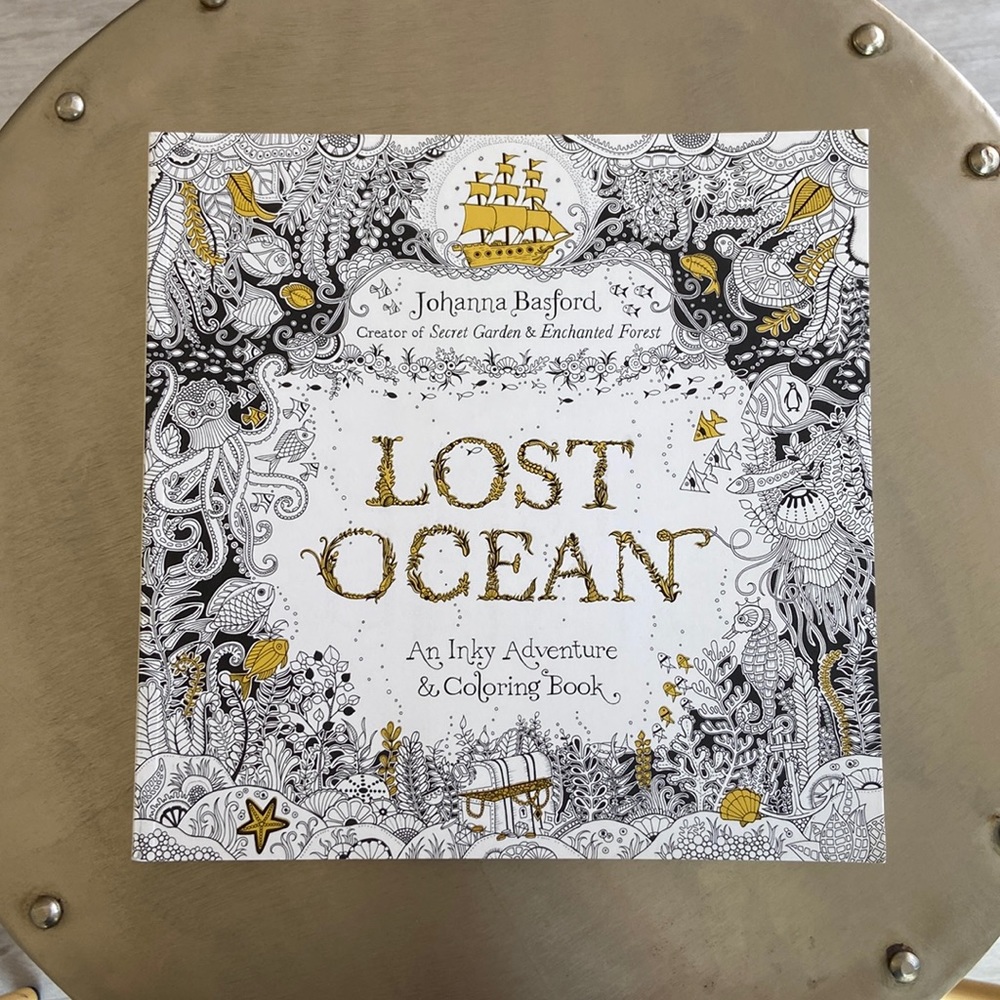 NWT Lost Ocean Coloring Book 🐚